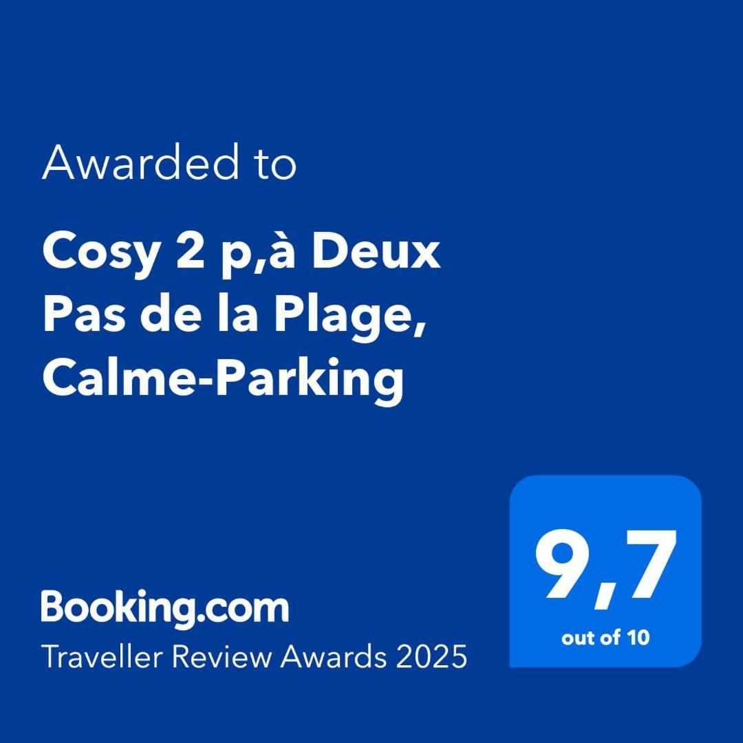 Cosy 2 P,A Deux Pas De La Plage, Calme-Parking Niza Exterior foto